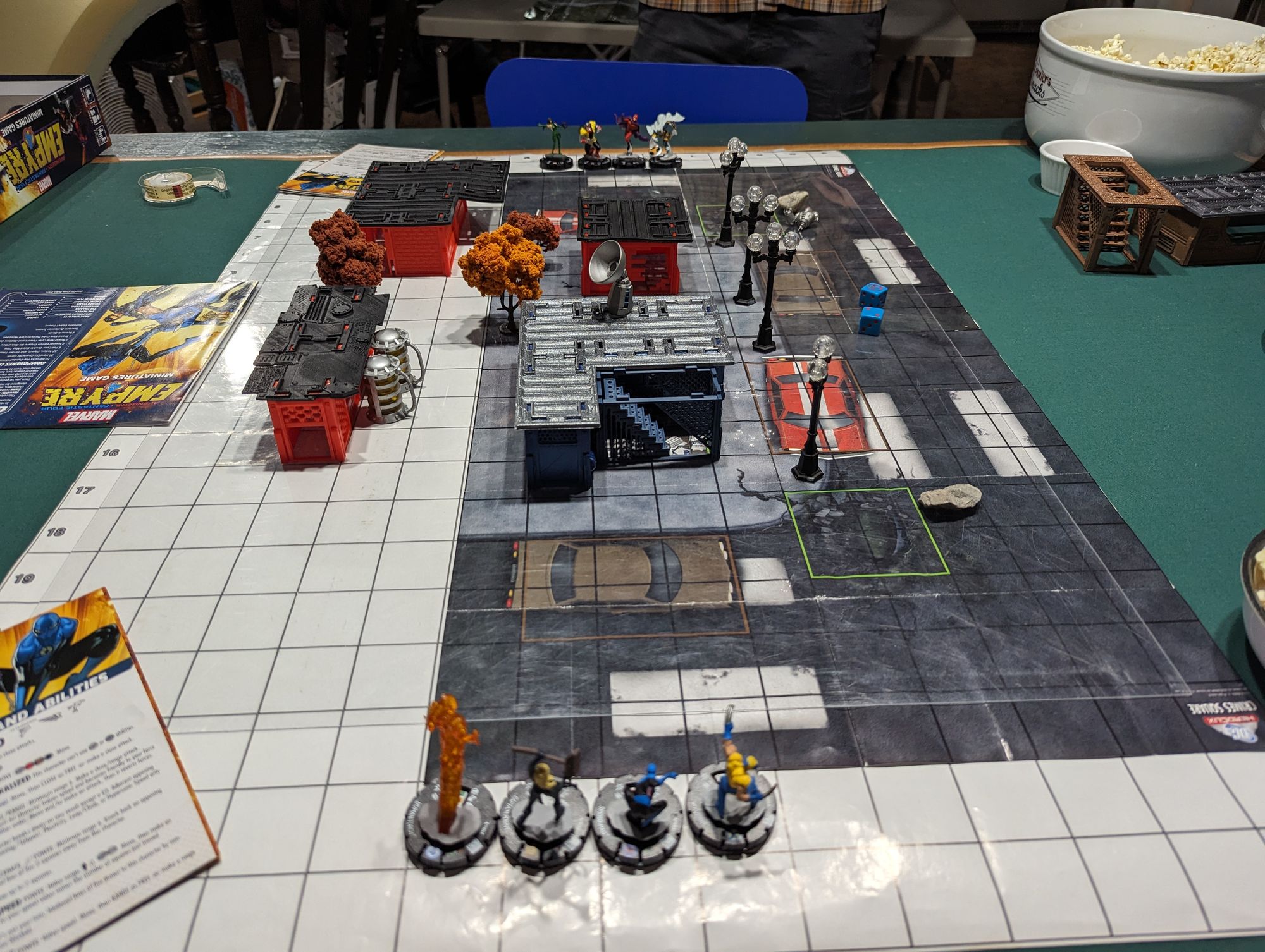A Heroic Clash: An Epic Game of HeroClix with Avengers and Fantastic Four