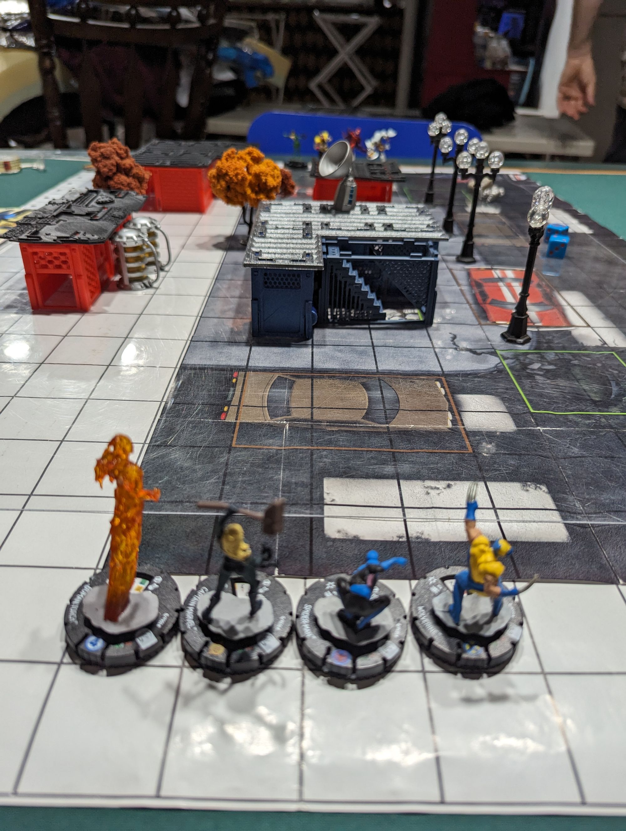 A Heroic Clash: An Epic Game of HeroClix with Avengers and Fantastic Four